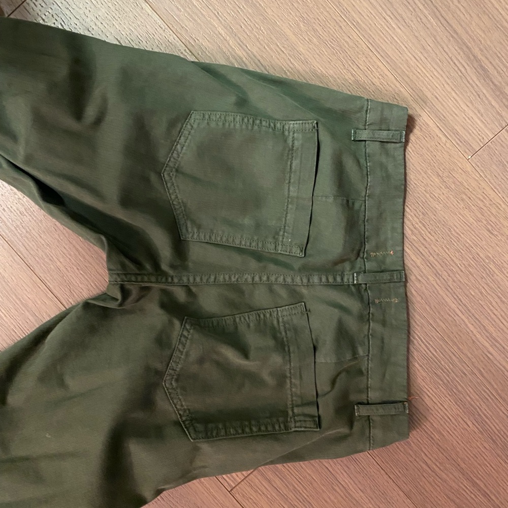 Sundry Army Green Joggers With Button And Pinstri… - image 3